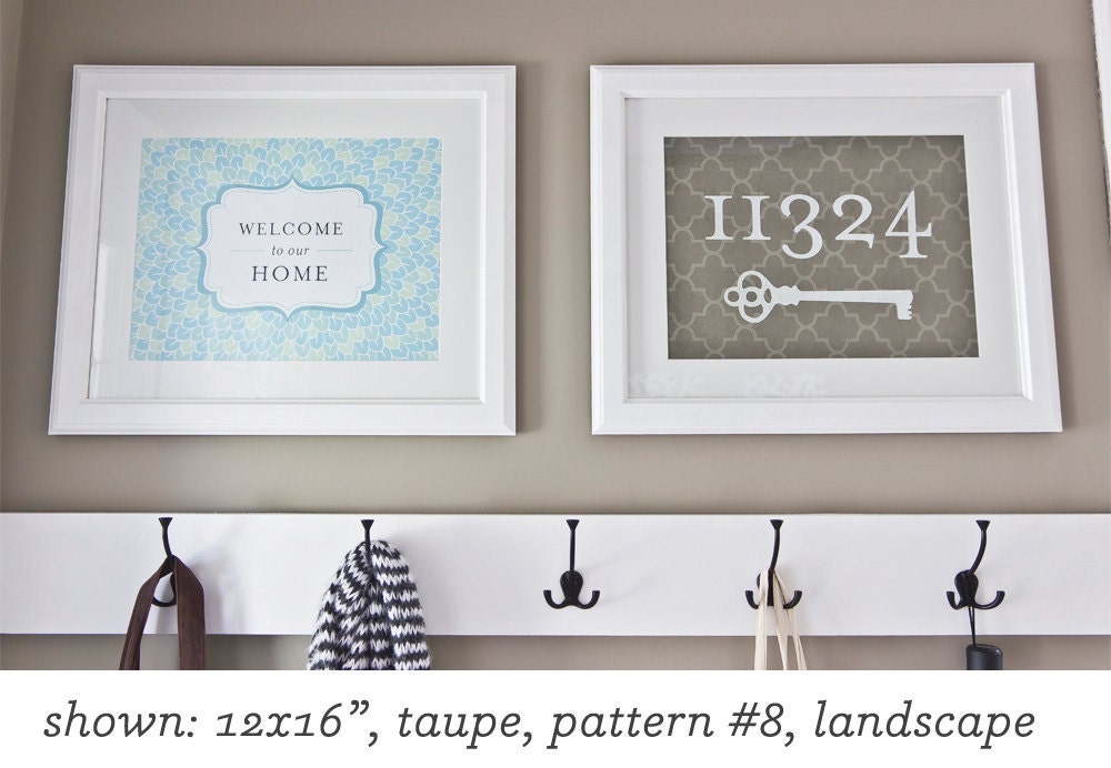house number print