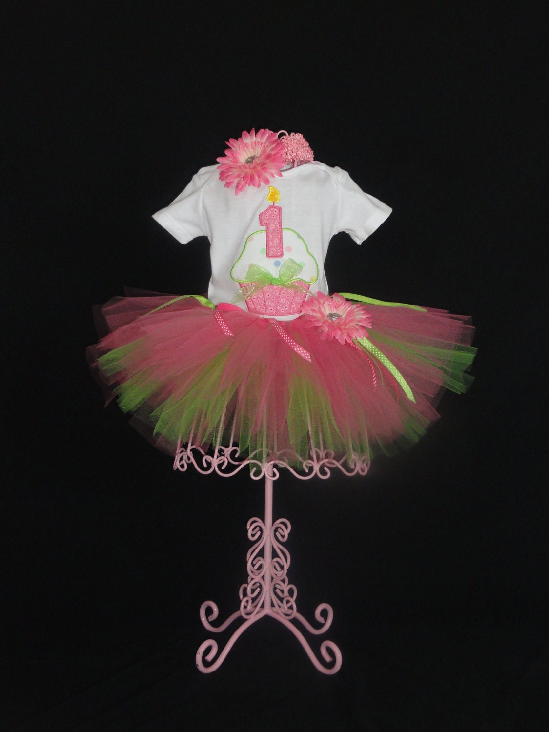 1st Birthday Tutu Outfit                               Can Be Made For 1st, 2nd or 3rd Birthday