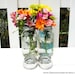Mason Jar Flower Frog Lids - Set of 6 - Upcycled DIY Flower Arrangers or Potpourri Lids