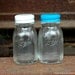 CHRISTMAS DELIVERY - Vintage Ball Mason Jar Salt and Pepper Shakers Set in Original 1970's Box