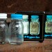 CHRISTMAS DELIVERY - Vintage Ball Mason Jar Salt and Pepper Shakers Set in Original 1970's Box - Set of 2
