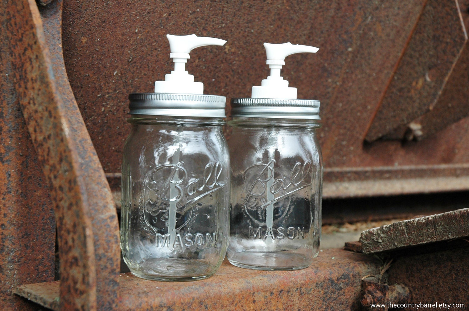 Ball Mason Jar Soap or Lotion Dispensers - Set of 2
