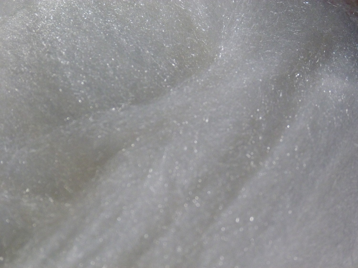 White Firestar 4 oz   Add SPARKLE To Your YARNS
