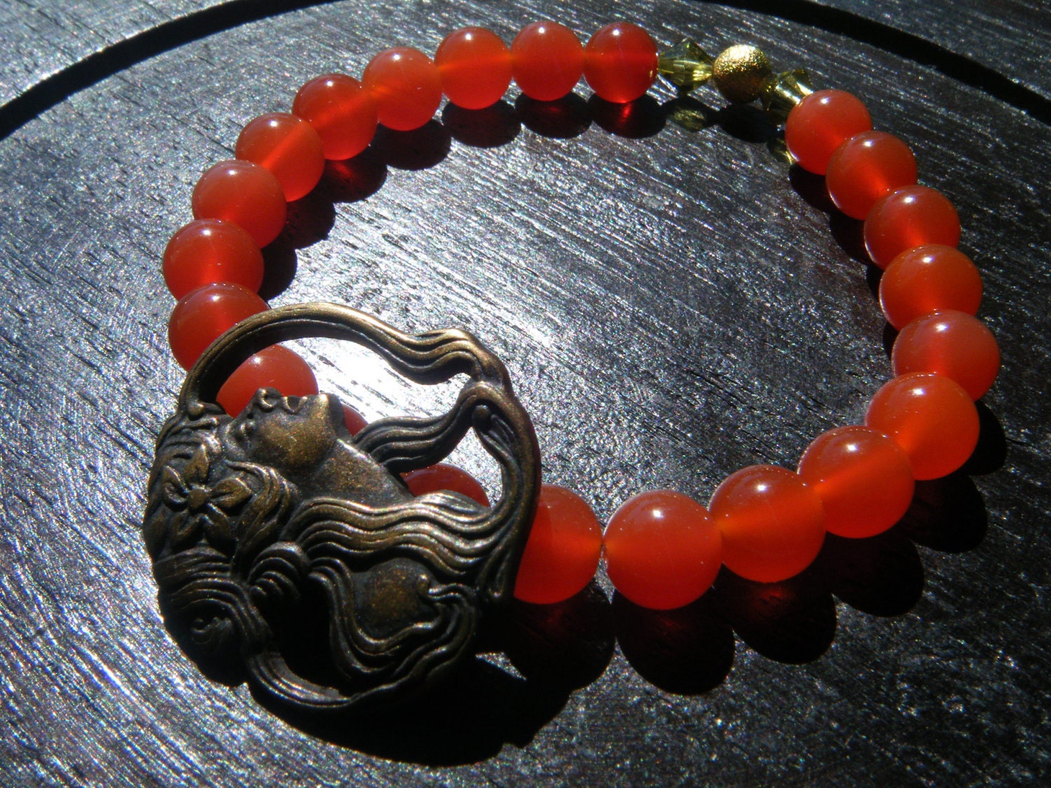 Joyful & Soul- inspirational crystal gemstone bracelet-boho yoga zen