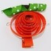 Halloween Pumpkin Ribbon Sculpture Bow/ halloween hair clip/ pumpkin hair clip