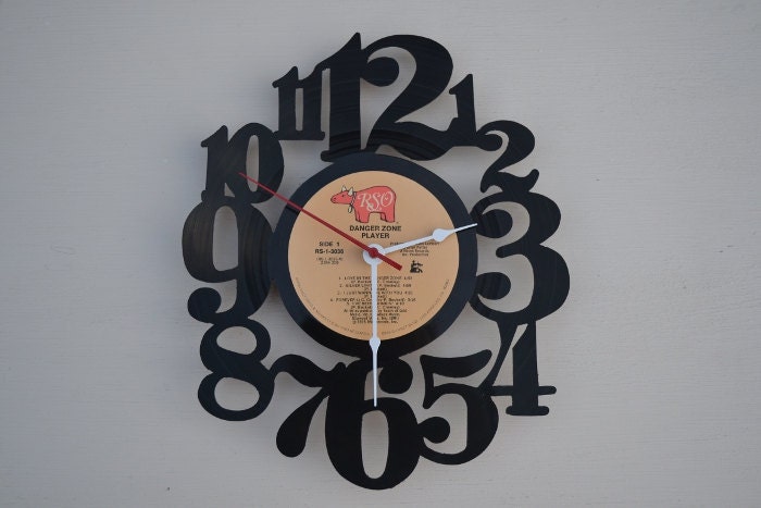 Vinyl Record Album Wall Clock (artist is Player)
