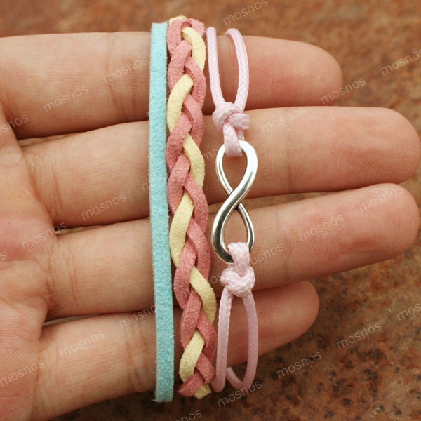Bracelet-infinity bracelet, karma bracelet, gift for girlfriend, girlfriend gift bracelet