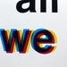 All we need is love. Screenprint 8.3 x 11.7 (A4)