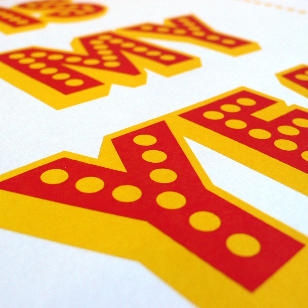 This is My Year. Screenprint 11.7 x 16.5 (A3)