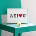 AEI love U. Black & magenta screenprint 8.3 x 11.7 (A4)