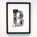Best of Brixton limited edition screenprint // London Letters series