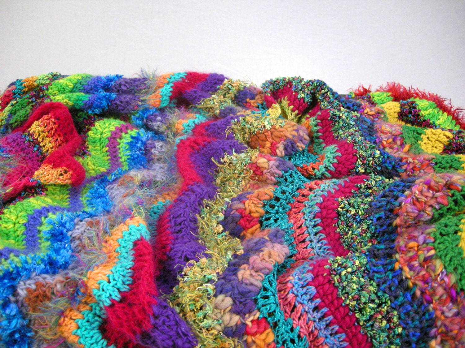 Custom Chaos Ripple Afghan