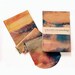 Hand Printed Socks -- Paris Skies Sunset Print