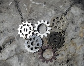 Clockwork steampunk necklace