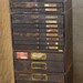 RESERVED Steampunk industrial watchmakers cabinet, probably pre-1930, tons of storage