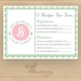 Custom (Recipe) Birthday Invitation 7" x 5" - DIY Printable Design