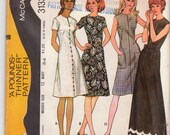 Vintage 1972 McCall's 3133 Misses Dress Pattern - Size 12