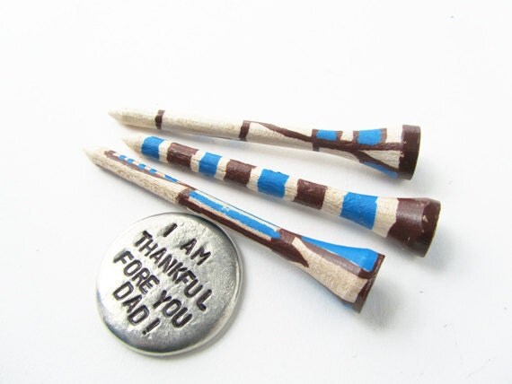 Golf Fore Dad - gift for him fathers day golf ball marker and golf tees