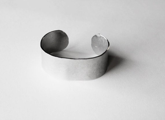 Mens Cuff bracelet - secret message inside - Hand Stamped Custom Personalized bracelet Dad Son Boyfriend Man