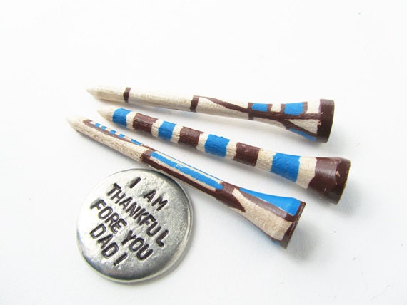 Golf Fore Dad - gift for him fathers day golf ball marker and golf tees