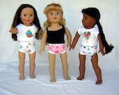 Three American Girl Panties (also fit other 18" dolls)