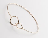 14 kt gold "Samantha" cuff