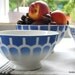 Two French Blue Café au Lait Bowls
