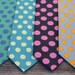 Polka Dot Tie for Boys ( green , teal , pink , gray )
