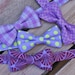 Boys Bow Ties -- Purple Bow Tie for Boys -- Ties for Baby Boy