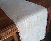 Burlap Table Runner 12 x 84 - As Seen in Good Housekeeping Magazine - Rustic Table Runner