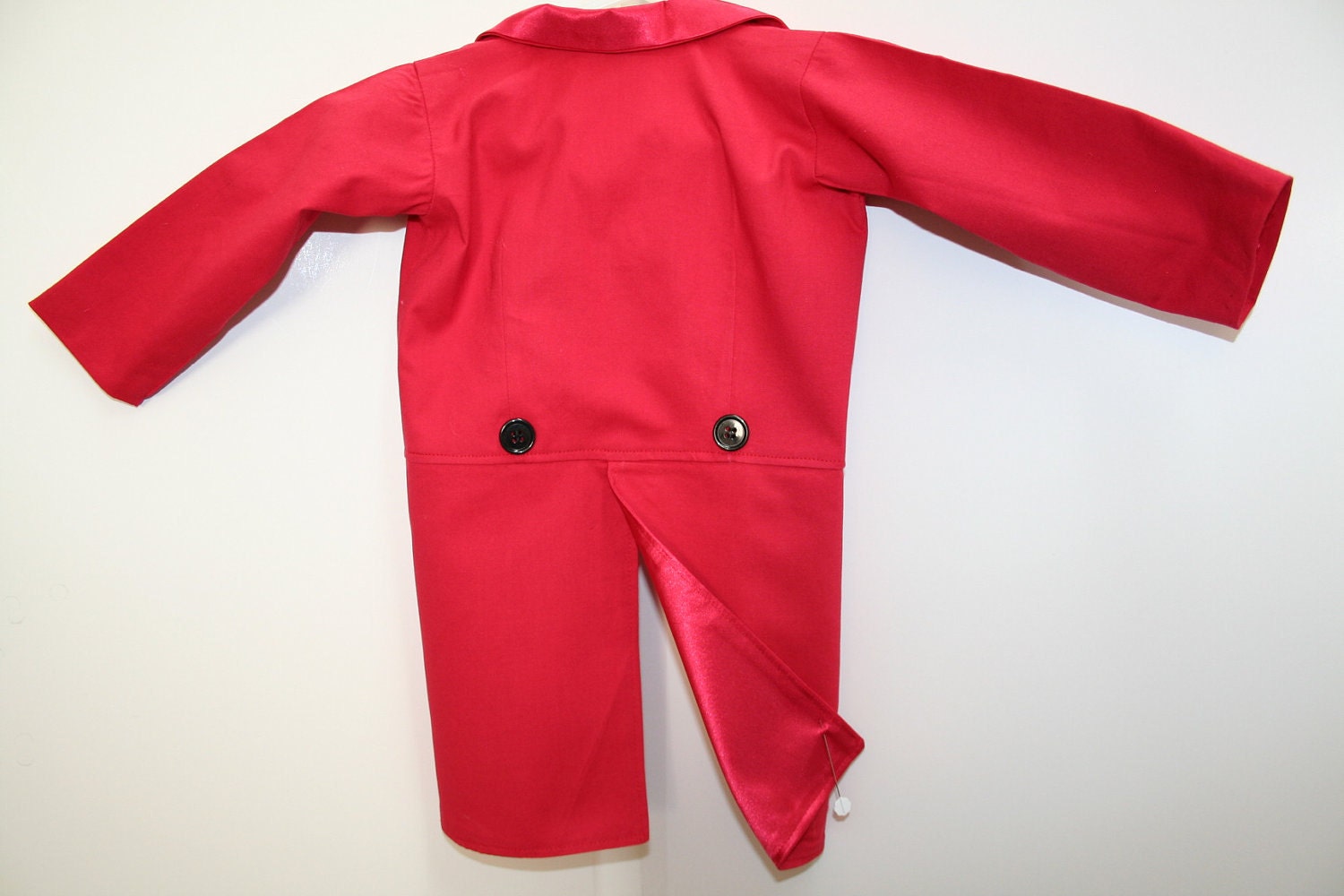 Circus Ringmaster Tuxedo Jacket with Tails - Fully Lined in Satin - Birthday, Wedding, Photo Prop, Circus Ringmaster, Christmas, New Year's