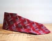 Vintage Necktie by Givenchy Monsieur 1960's or 1970's - Vintage Givenchy Tie Mens Fashion Father's Day