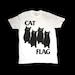 Black Flag CAT FLAG T Shirt Size LARGE