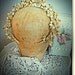 Antique Bridal Wax Headpiece : Antique Wax Bridal Garland With Rhinestones