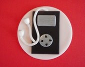 iPod-MP3 Player Edible Fondant Cupcake Topper Decoration- great for Teen Birthdays, Music Lovers