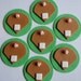 Baseball Field Edible Fondant Cupcake Topper Decorations