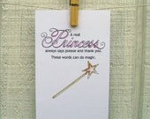 Girls room wall art ... princess print