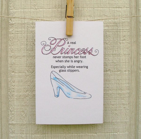 Princess art print ... girls room, nursery decor.