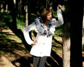 White Cardigan Sweater