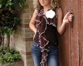 Brown Summer Scarf