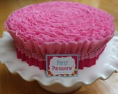 Ruffled Crepe Paper: Light Pink & Hot Pink