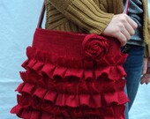Crossbody Bag Burlap Purse Sling Bag Hobo Bag