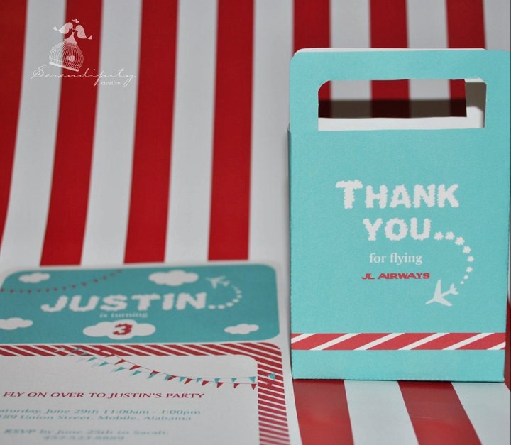 Printable Treat/Favor box- Aviator/Airplane/Pilot party - Lil Aviator Collection Il_570xn