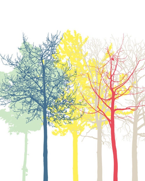 The Trees 3 - Art Print 8 x 10, wall decoration, sale buy 2 get 3