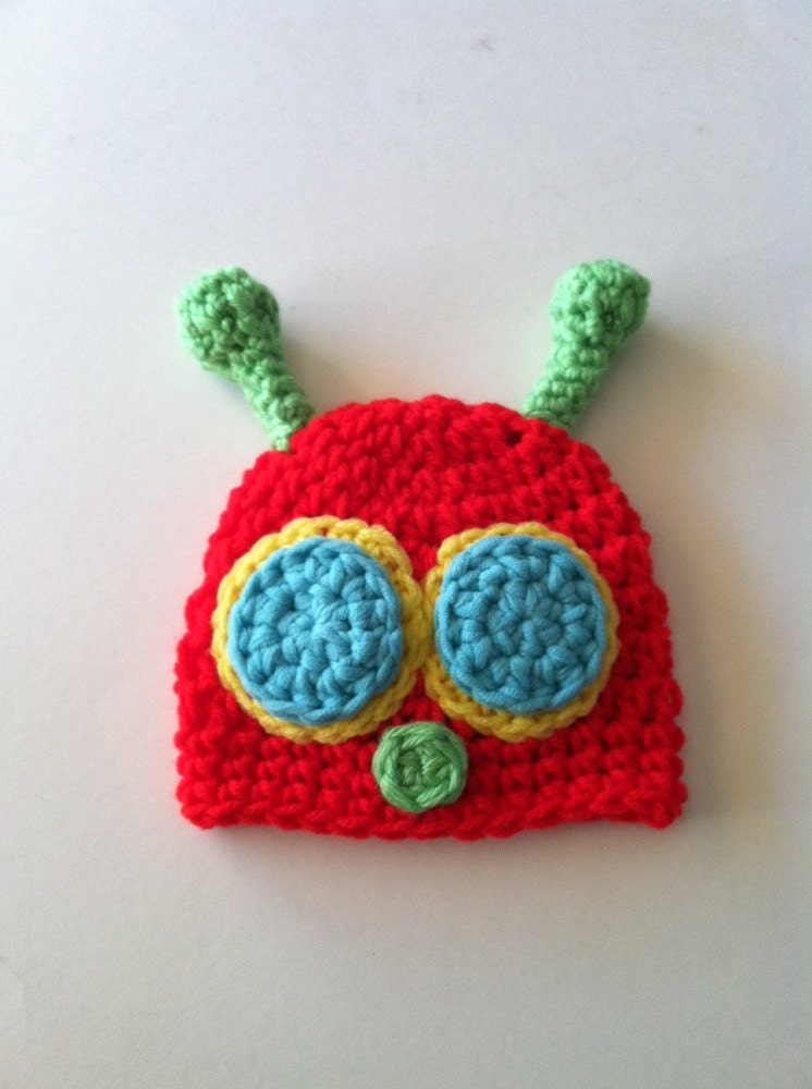 The Very Hungry Baby Caterpillar Hat and Cocoon