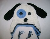 Puppy Crocheted Hat in Any Size or Color Combination