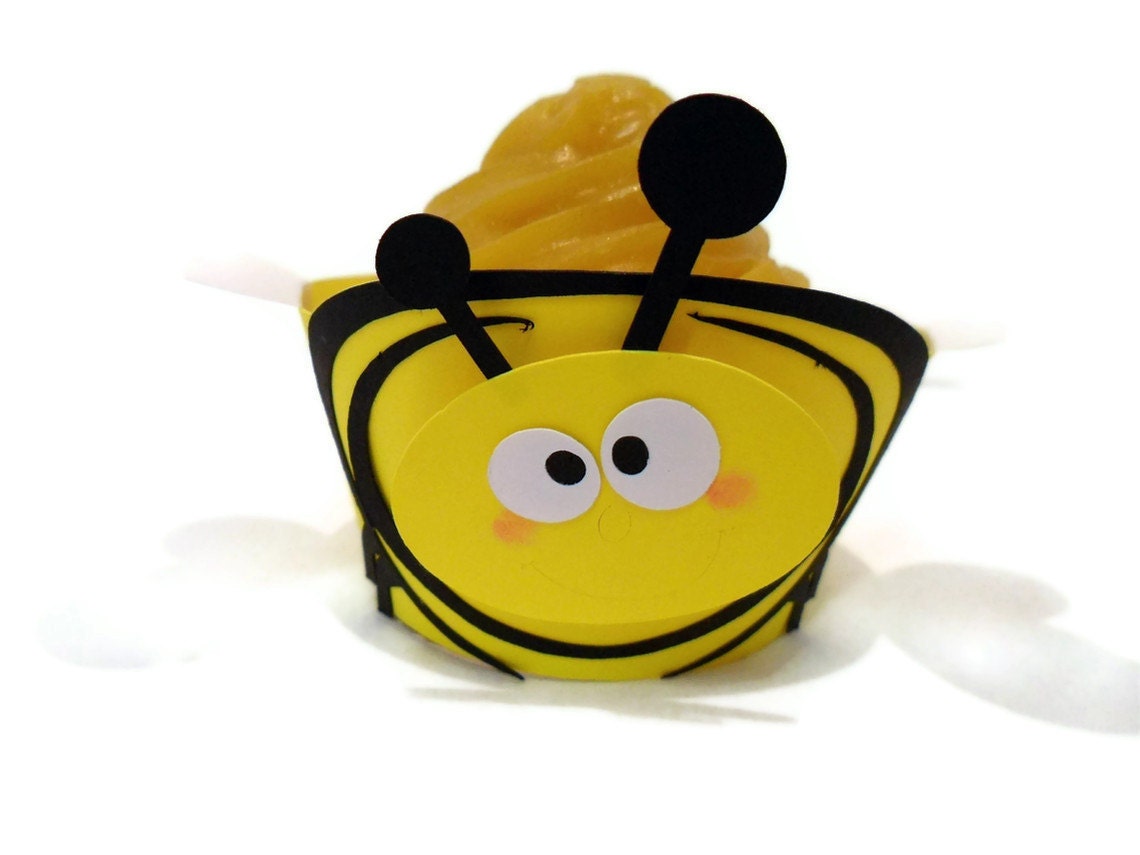 Bee Cupcake Wrappers - set of 12 Il_170x135
