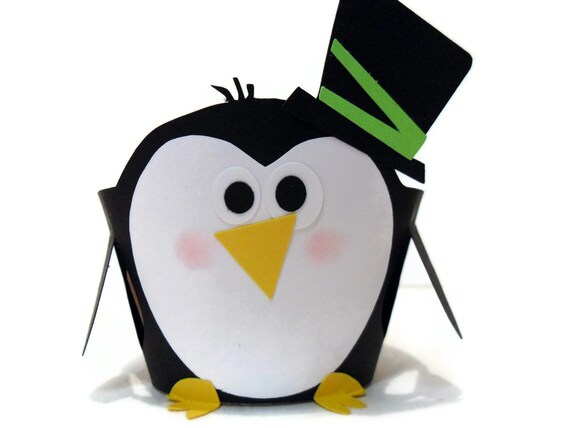 Penguin Cupcake Wrappers - Set of 12 Il_570xn