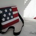 iPad 2 bag - SUPER padded 7 mm - WOOL / Cotton fabric - Water Resistant lining - zipper Pocket