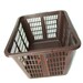 Vintage Plastic Laundry Basket Retro Brown Rubbermaid 1980s Home Decor
